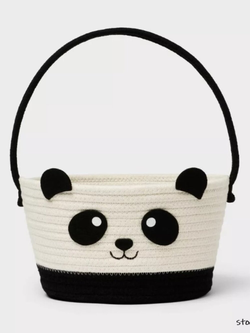 NEW Target Spritz Panda Rope Basket NWT